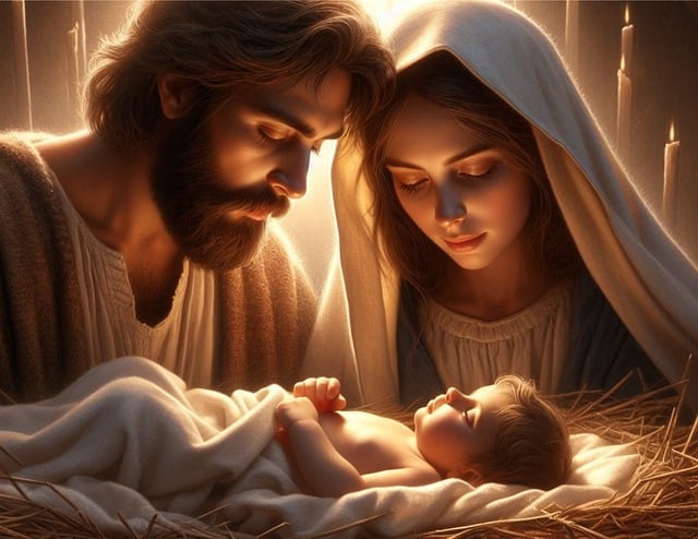 Mary, Joseph and Baby Jesus